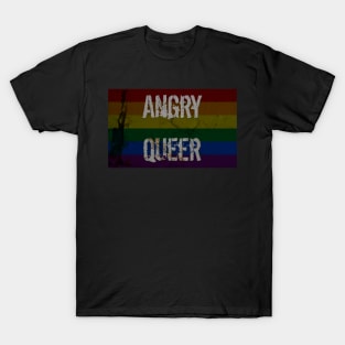 Angry Rainbow Queer T-Shirt